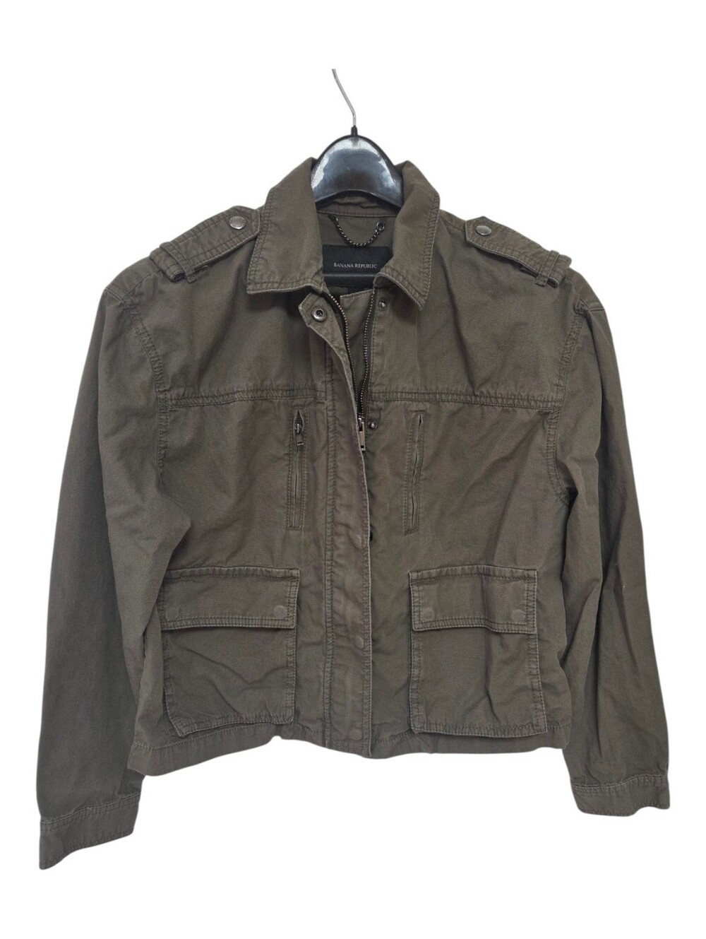 Banana Republic Olive Green Utility Field Jacket Size Small